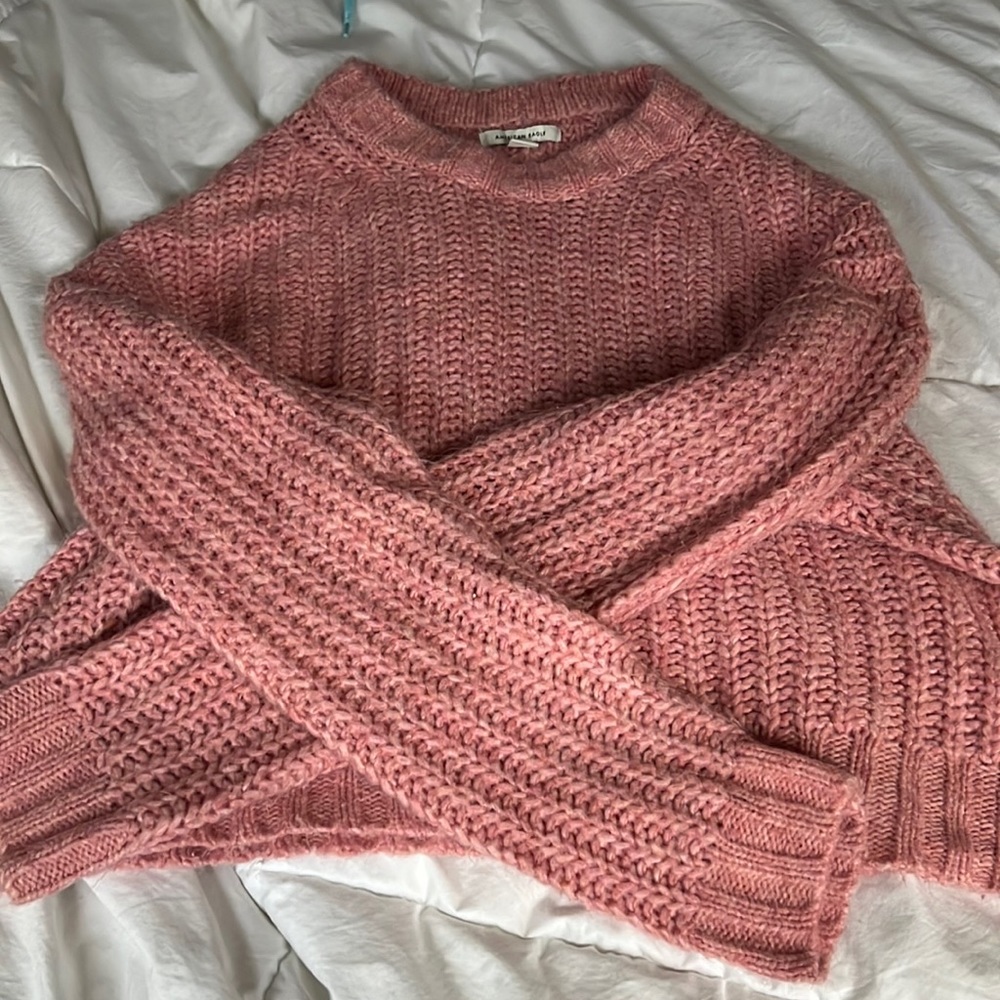 American Eagle Pink Sweater